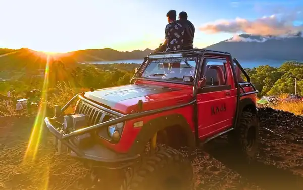 Jeep Sunrise and Black Lava Kintamani Bali Tour